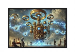 Wheels in the Sky on canvas