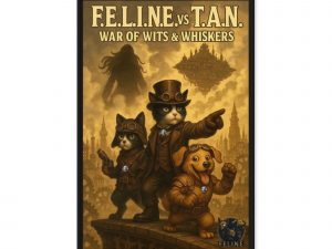 F.E.L.I.N.E. vs T.A.N.: War of Wits & Whiskers — Episode One Cover